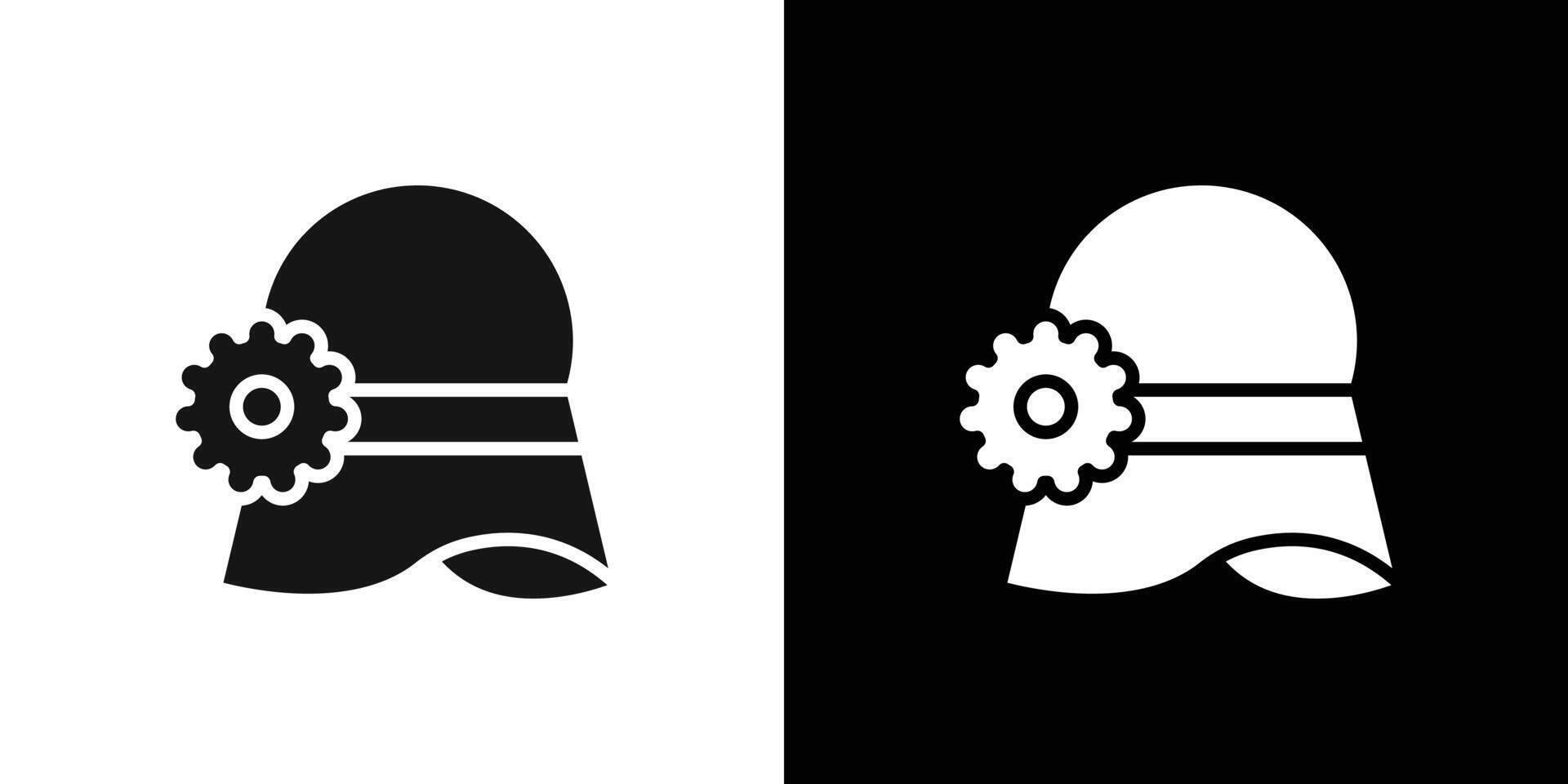 Pamela Hat icon logo set vector