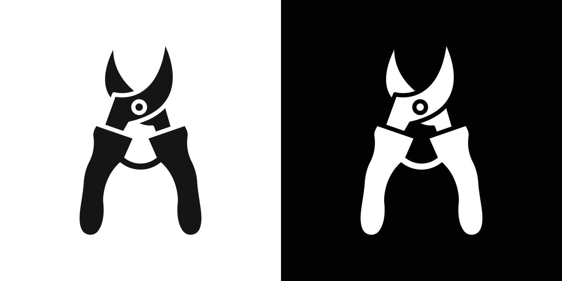 pruner icon logo set vector