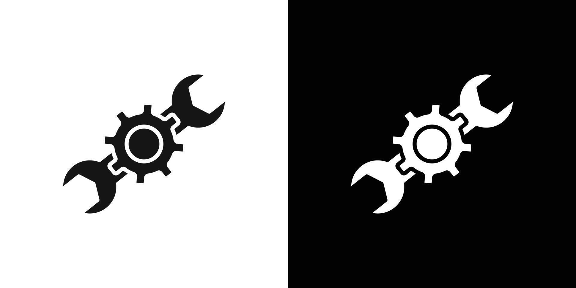 Service tool icon logo set vector
