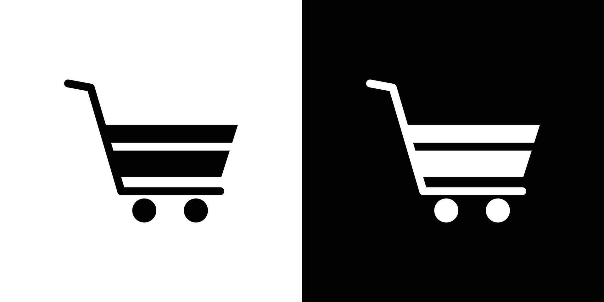 Shopping Cart icon logo set vector