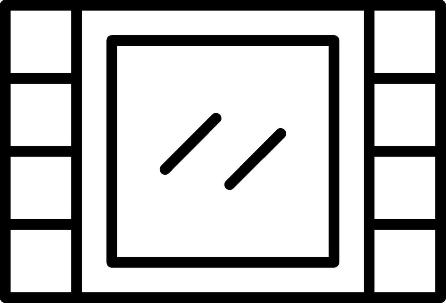 Reel Icon Design vector