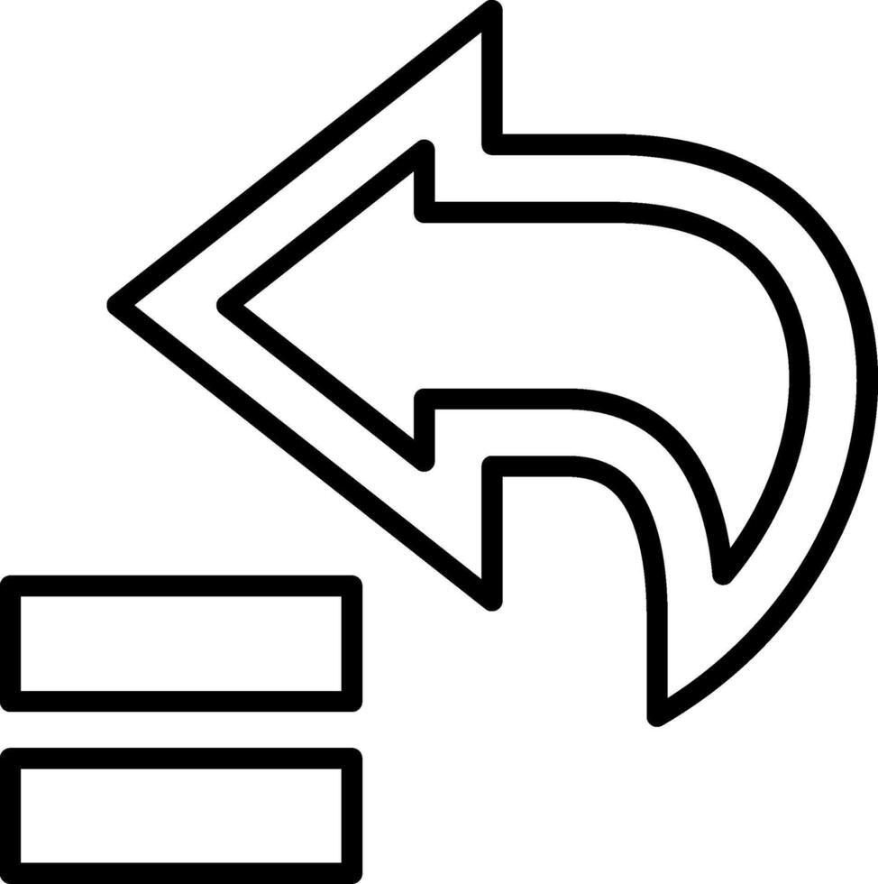 Backward Icon Design vector