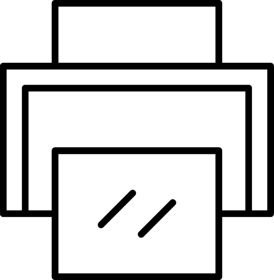 Print Icon Design vector