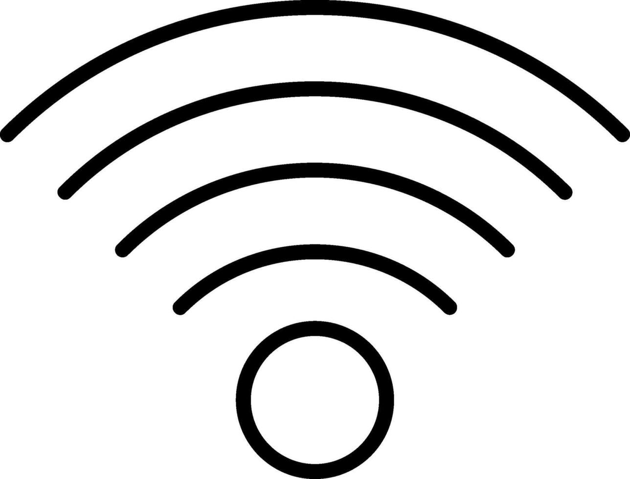 Wifi Signal Icon Design vector