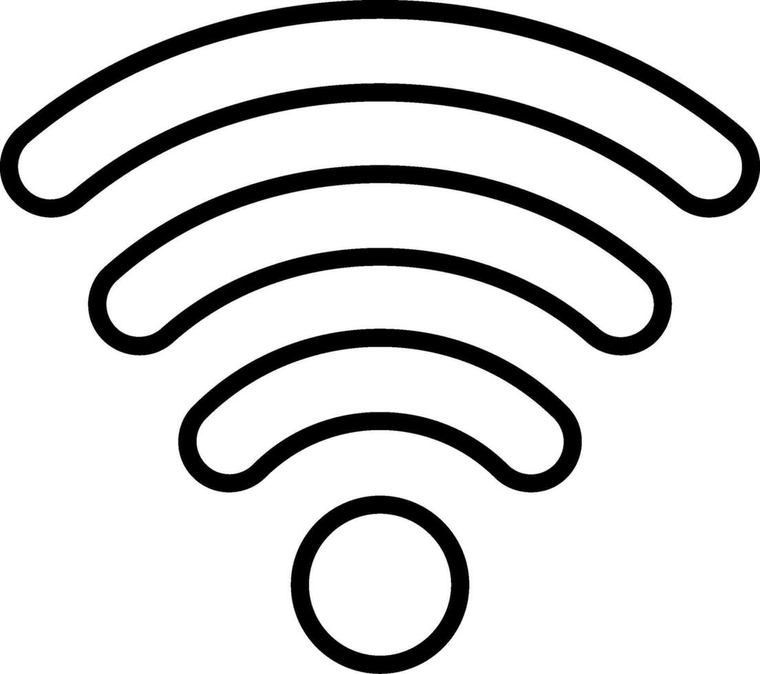 Wifi Signals Icon Design vector
