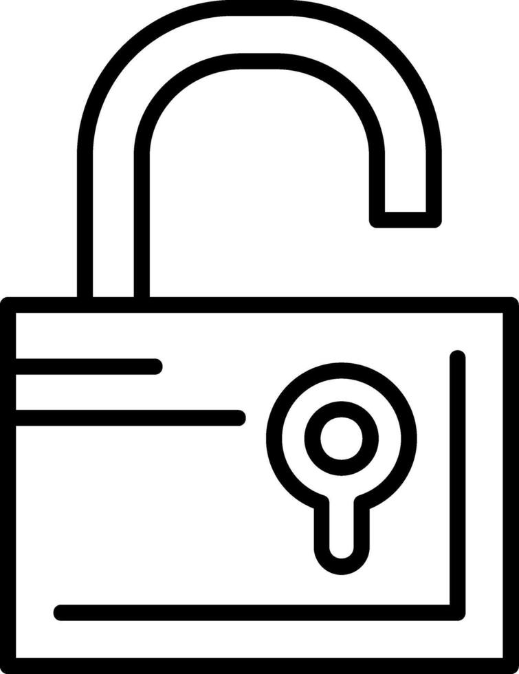 Unlock Icon Design vector