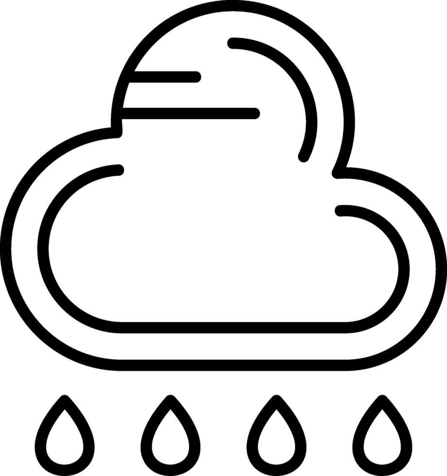 Rain Icon Design vector