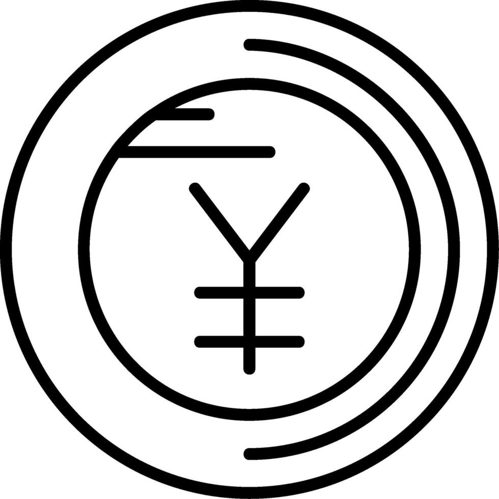 Yen sign Icon Design vector