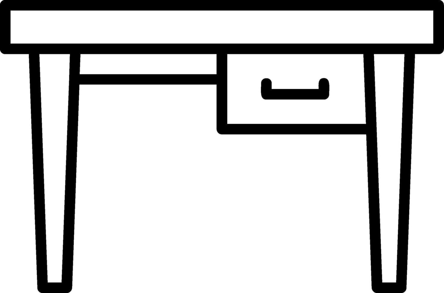 Table Icon Design vector