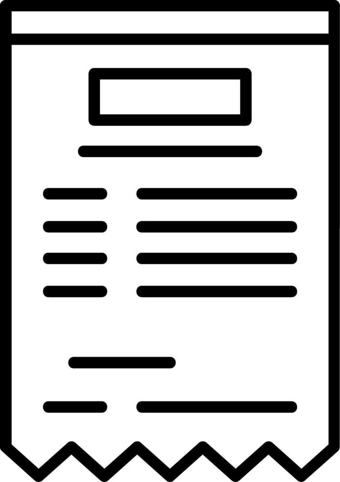 Invoice Icon Design vector