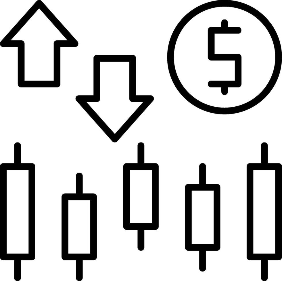 Stock market Icon Design vector
