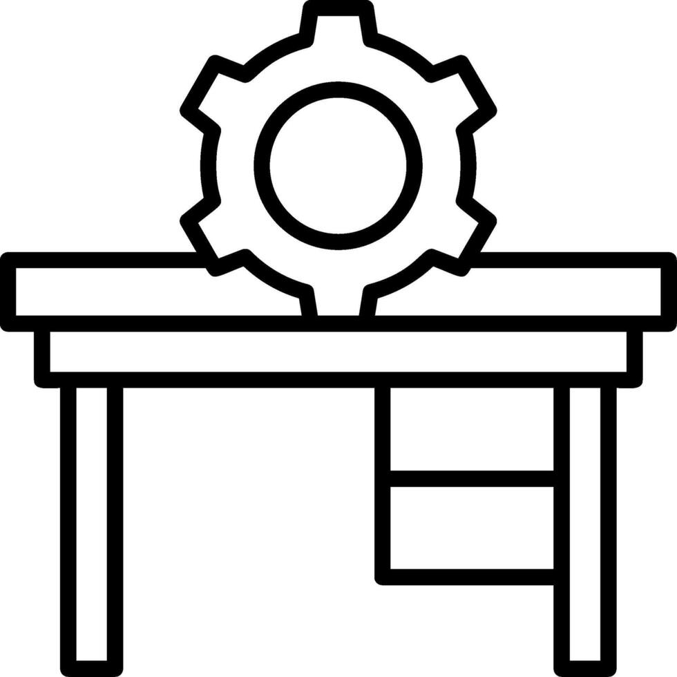 Desk Icon Design vector