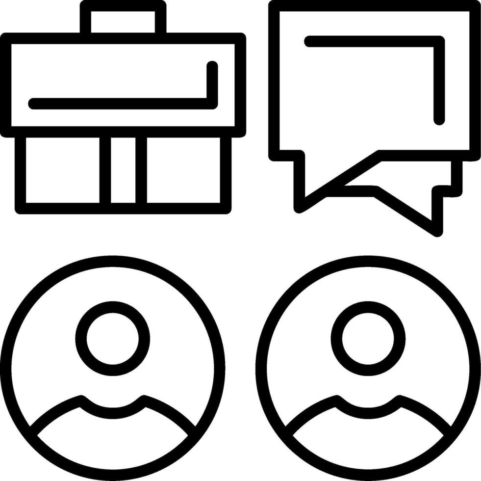 Meeting Icon Design vector