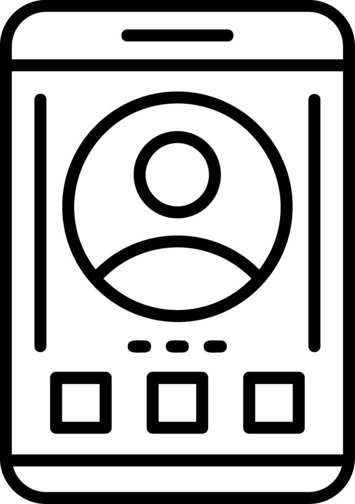 Profile Icon Design vector