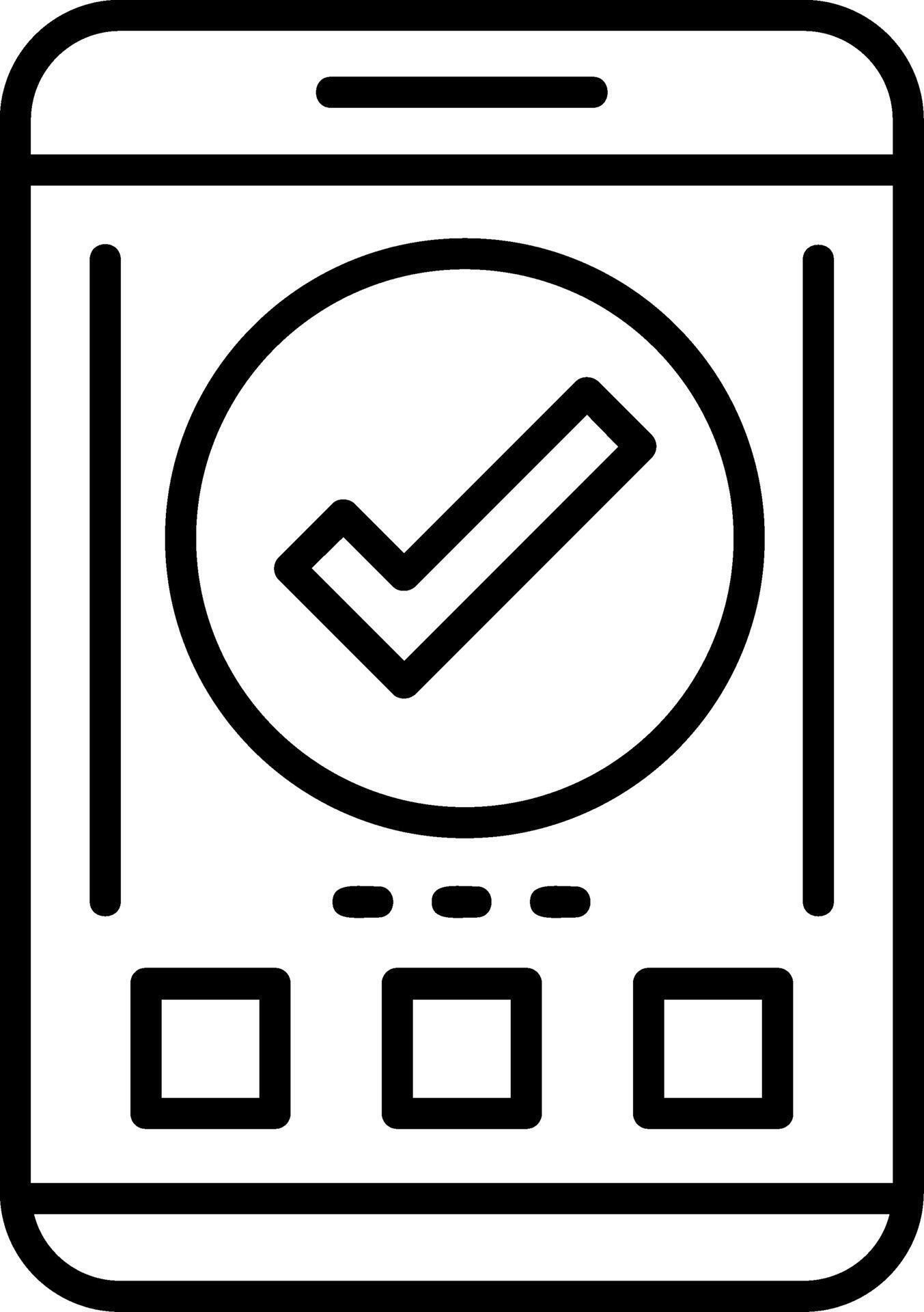 Checkmark Icon Design 49442921 Vector Art at Vecteezy