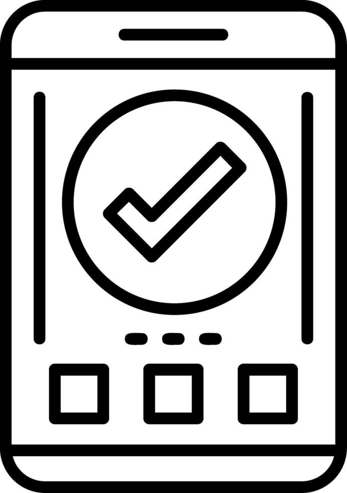 Checkmark Icon Design vector