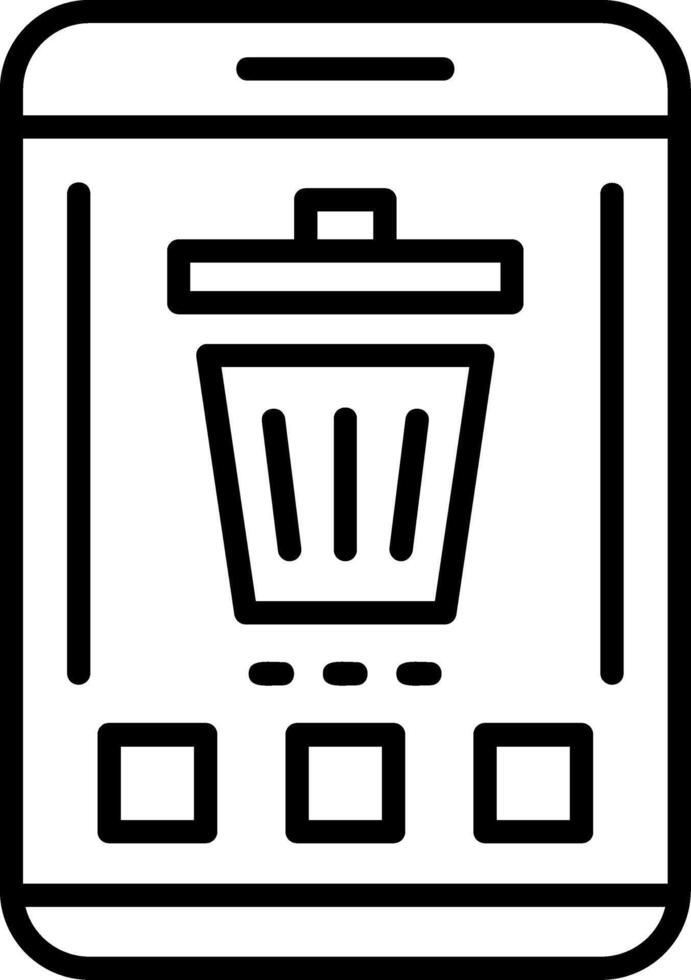 Trash Icon Design vector