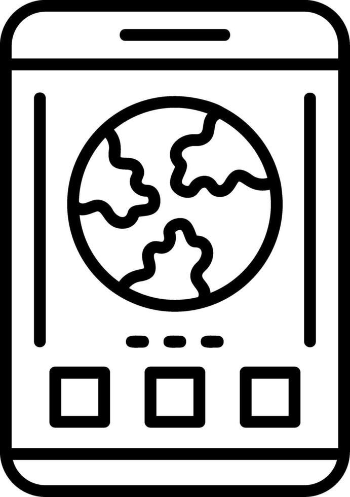 Earth Icon Design vector