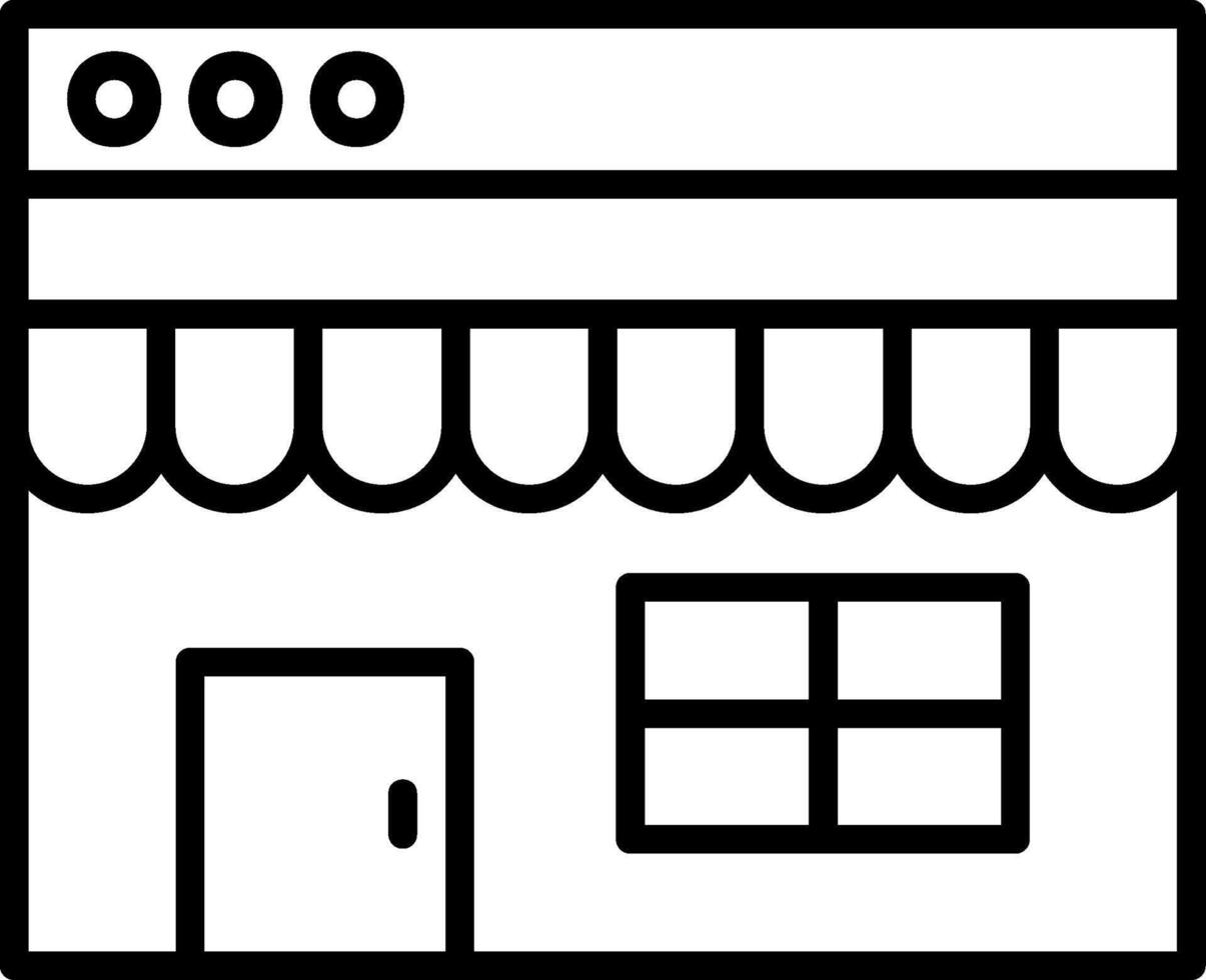 Online Store Icon Design vector