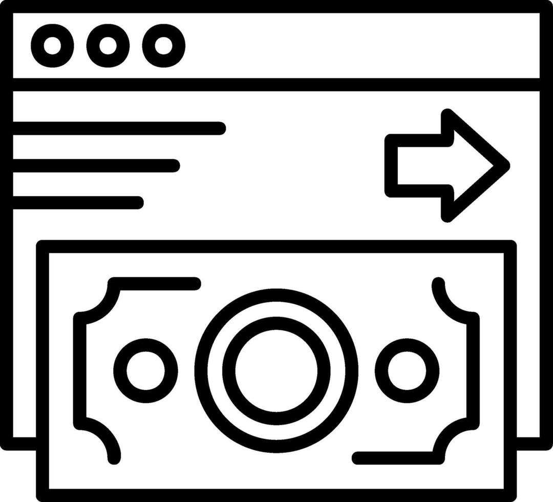 Online Payment Icon Design vector