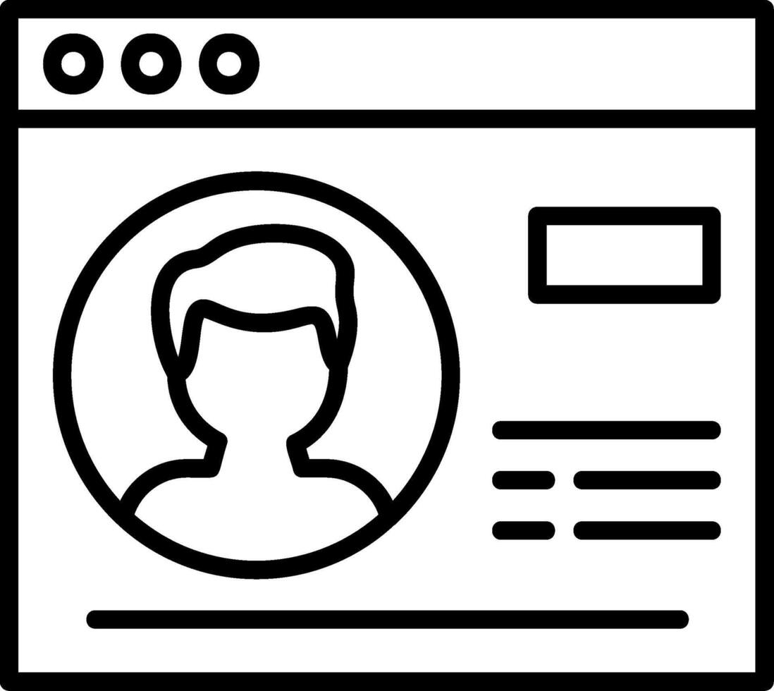 User Profile Icon Design vector