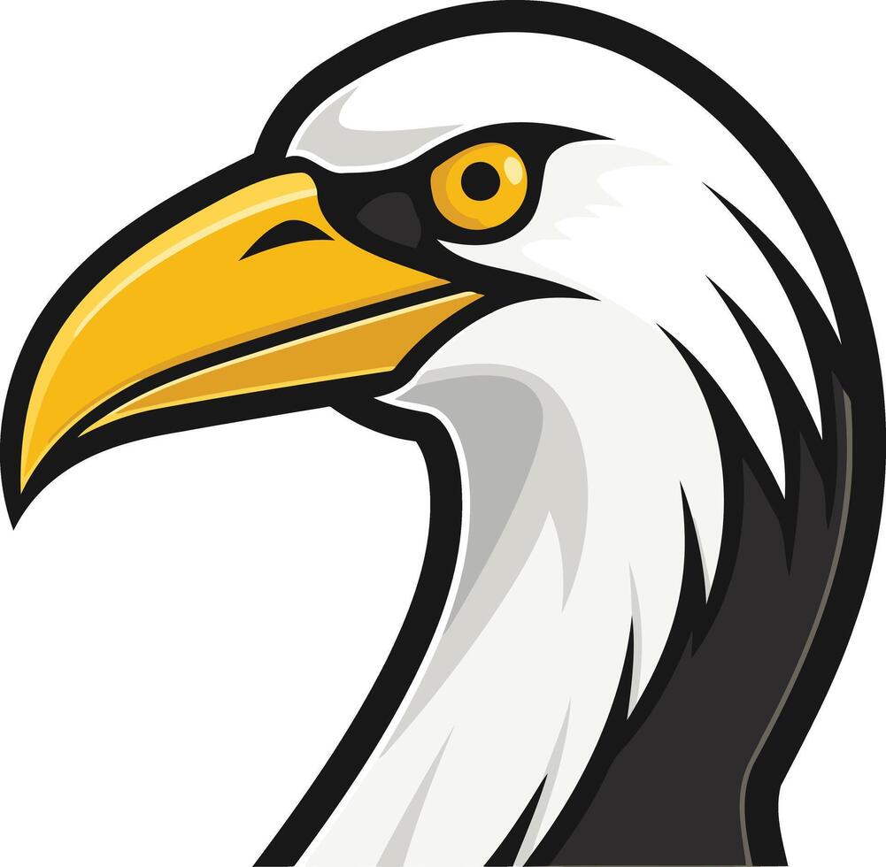 Eagle Head Mascot Illustration vector