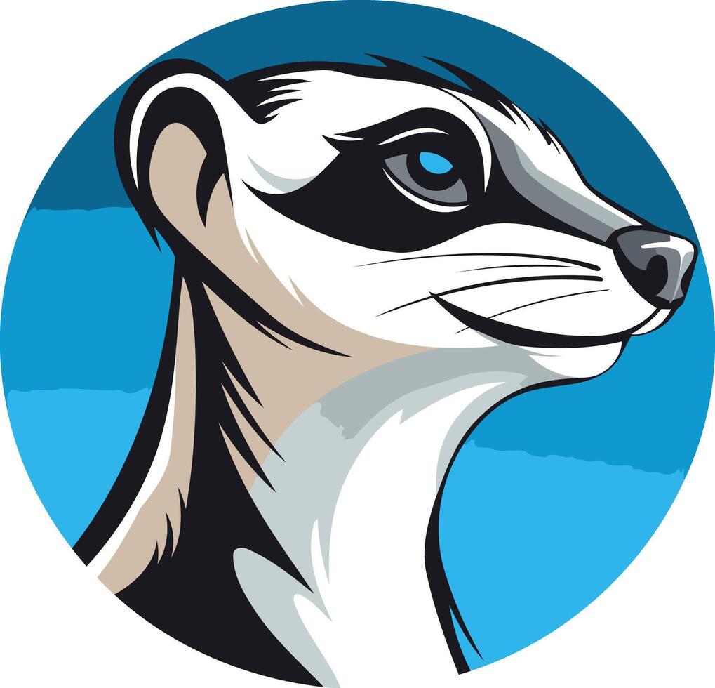 A friendly meerkat with a playful expression, perfect for branding or mascot design vector