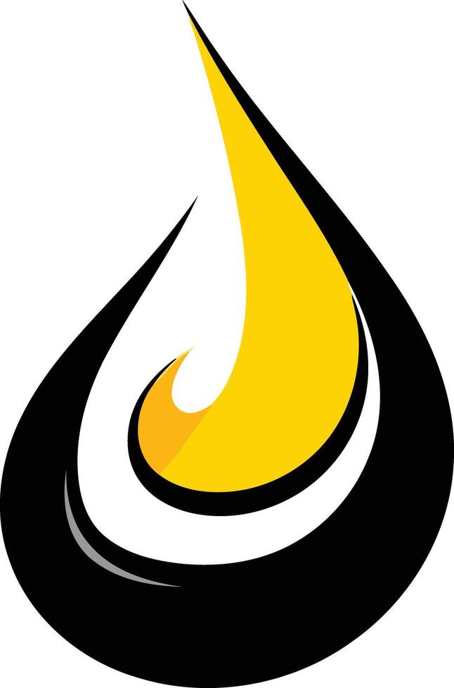 Abstract Drop Logo Design vector
