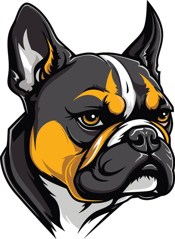 French Bulldog Illustration vector