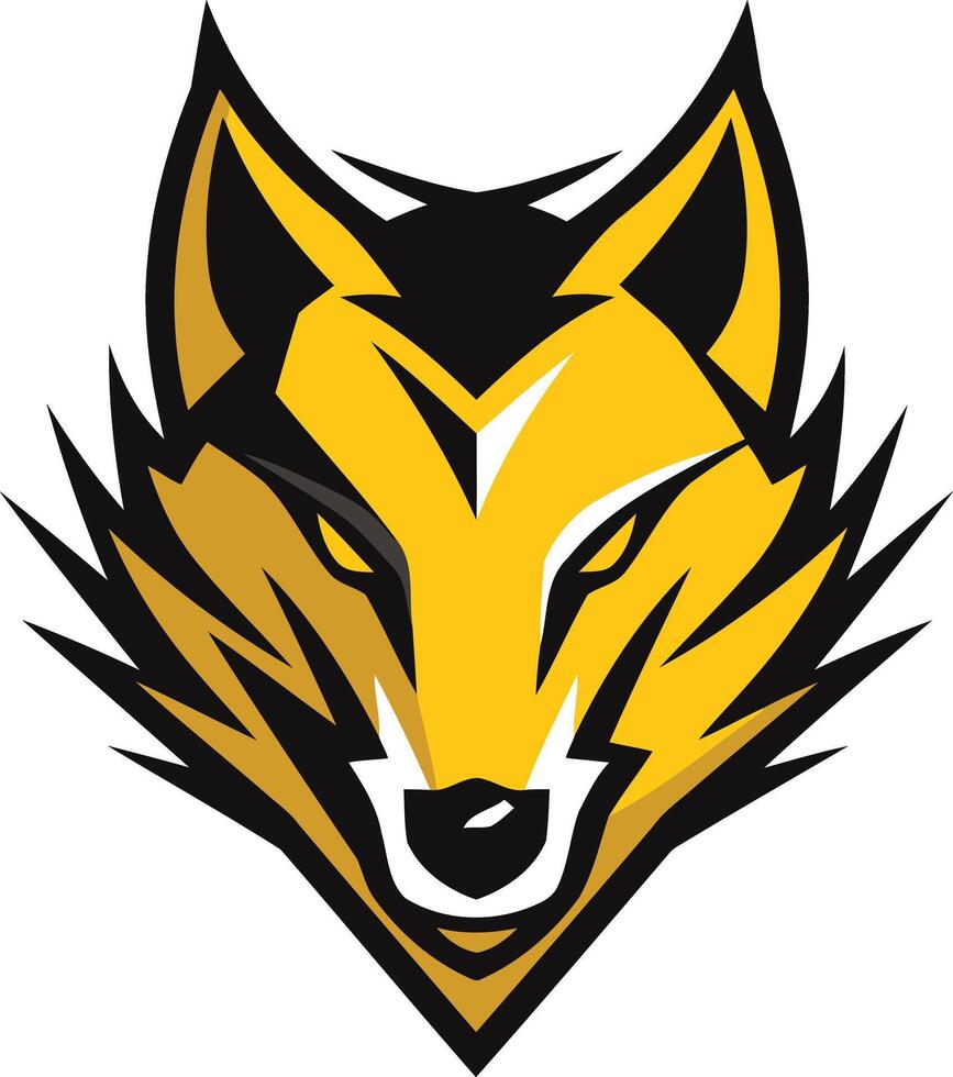 Fierce Fox Mascot Logo Design vector