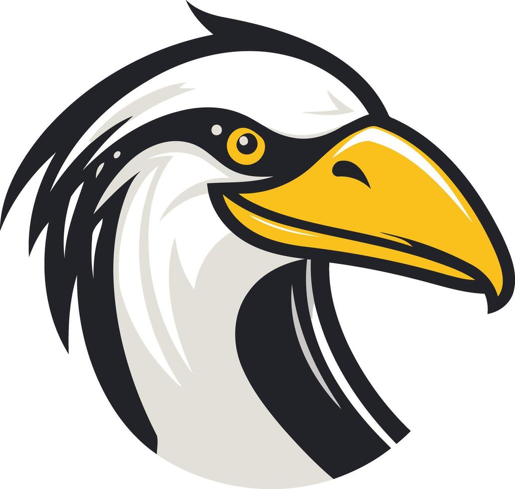 Eagle Head Mascot Illustration vector