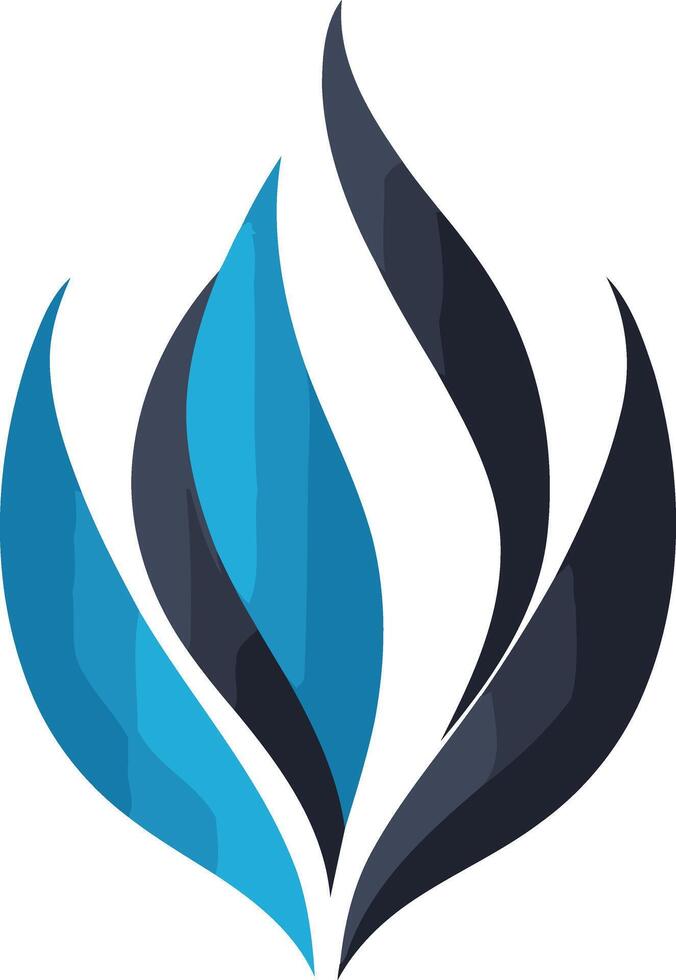 Abstract Flame Logo Design vector