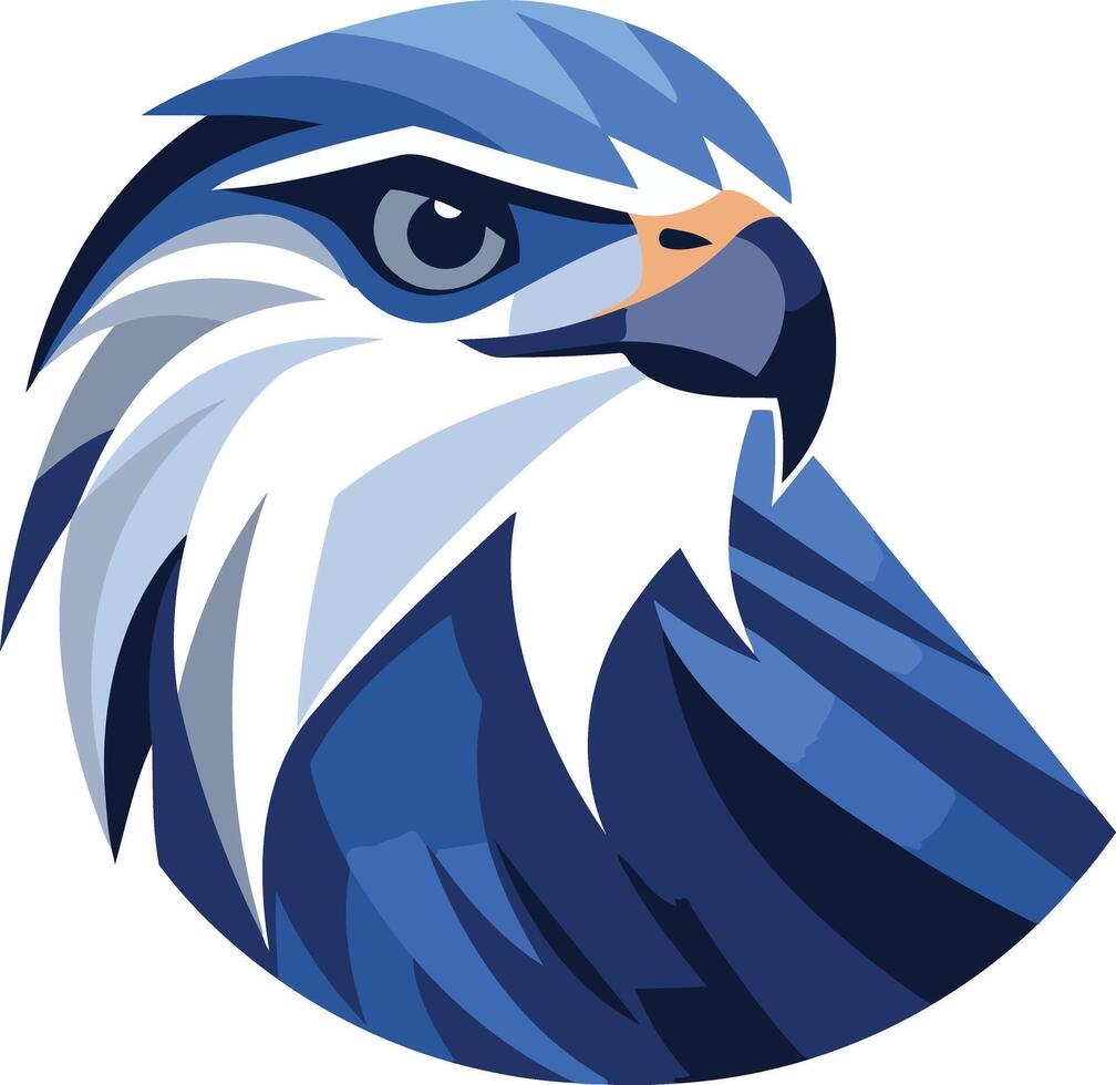 Abstract Blue Falcon Illustration vector