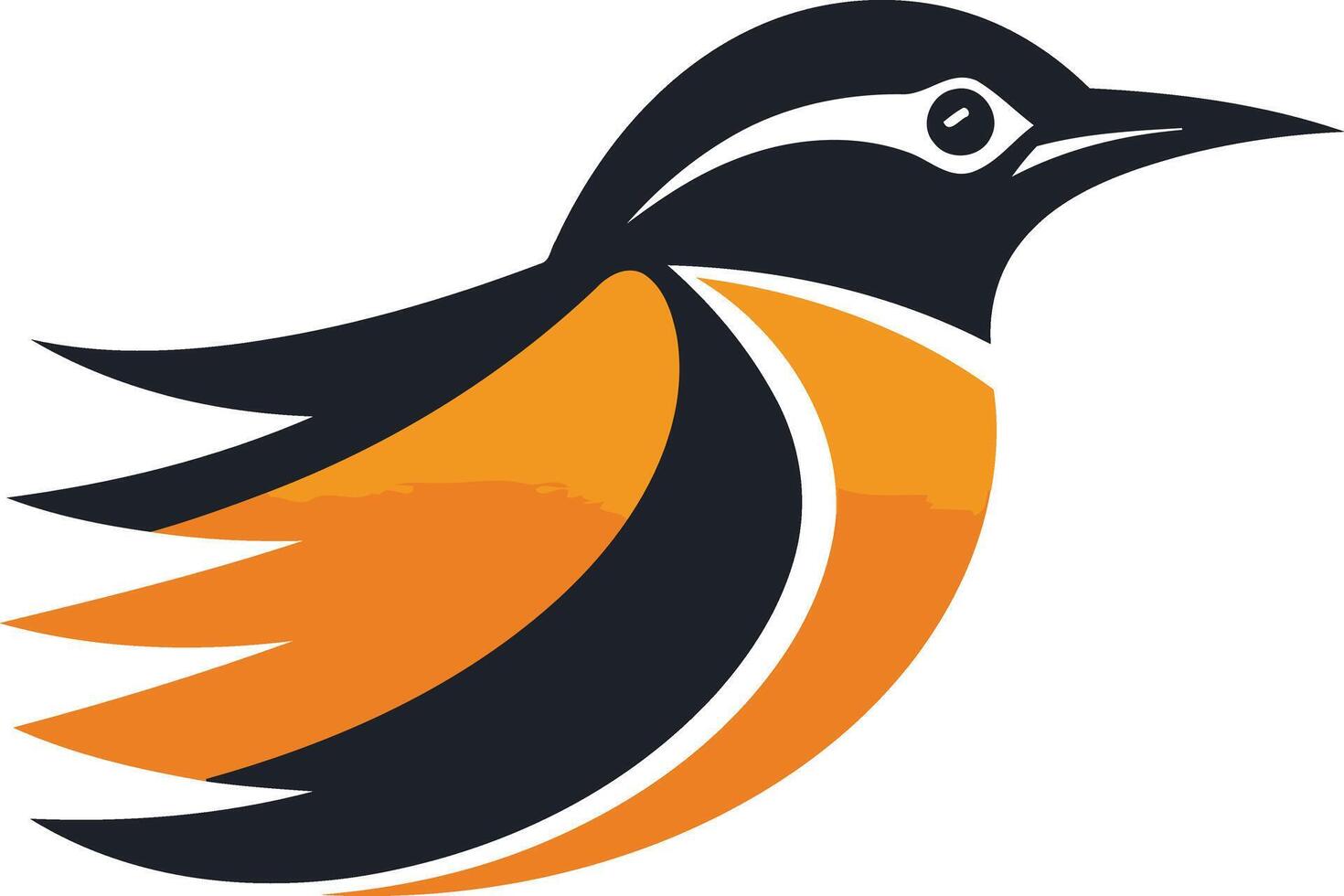 Stylized Bird Illustration vector