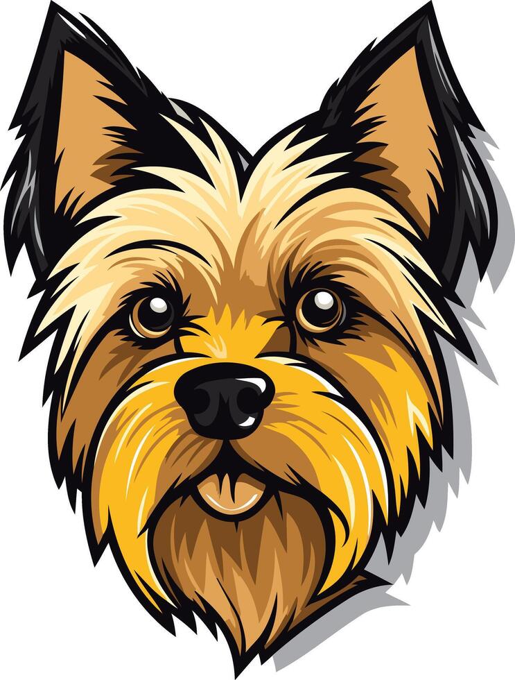 Yorkshire Terrier Portrait vector