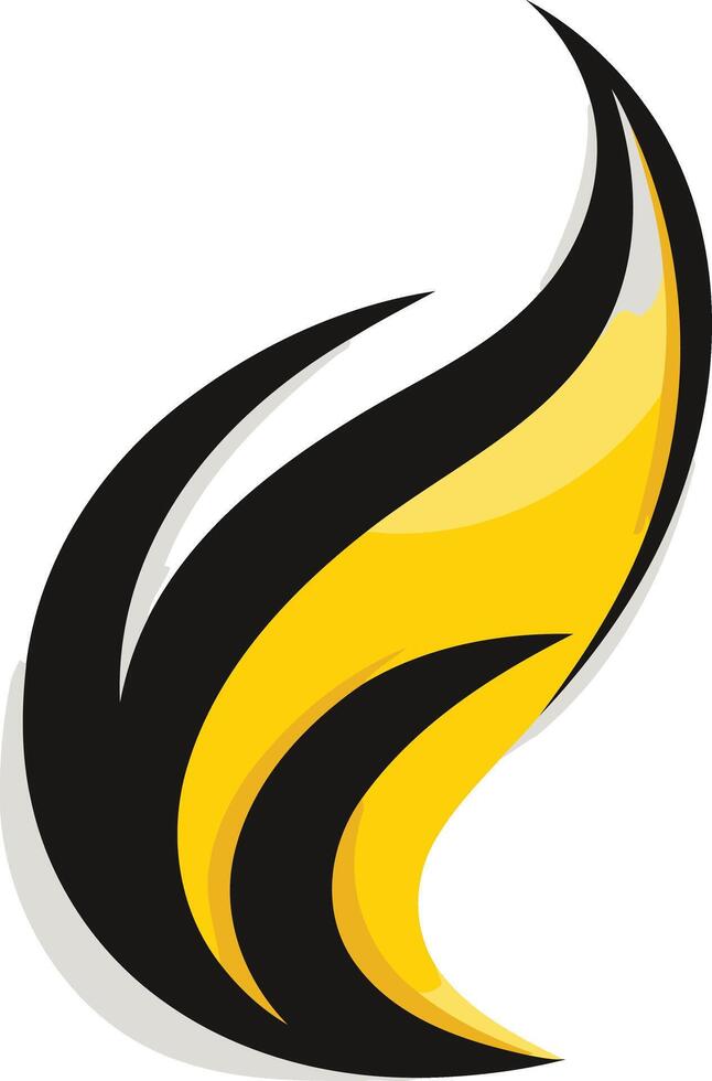 Abstract Flame Illustration vector