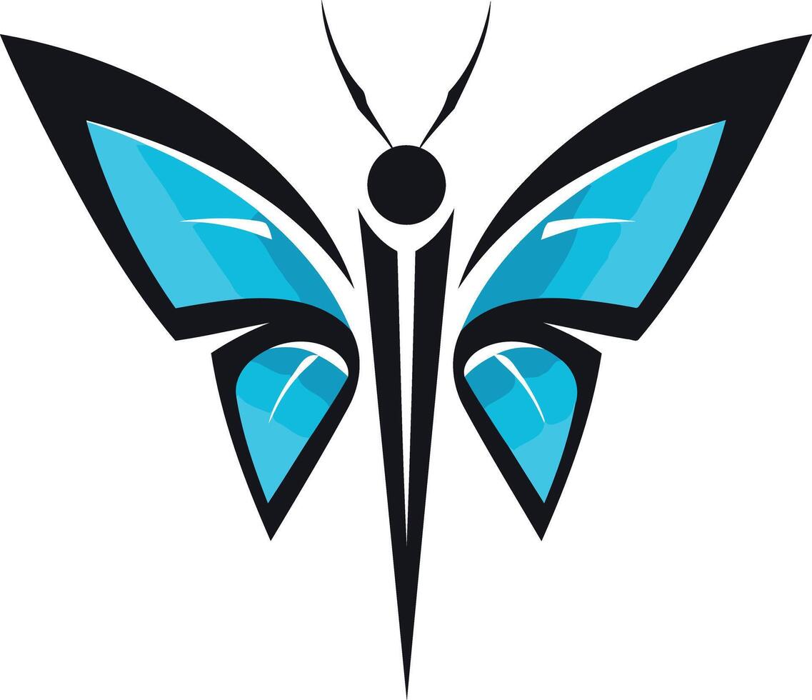 Abstract Butterfly Illustration vector