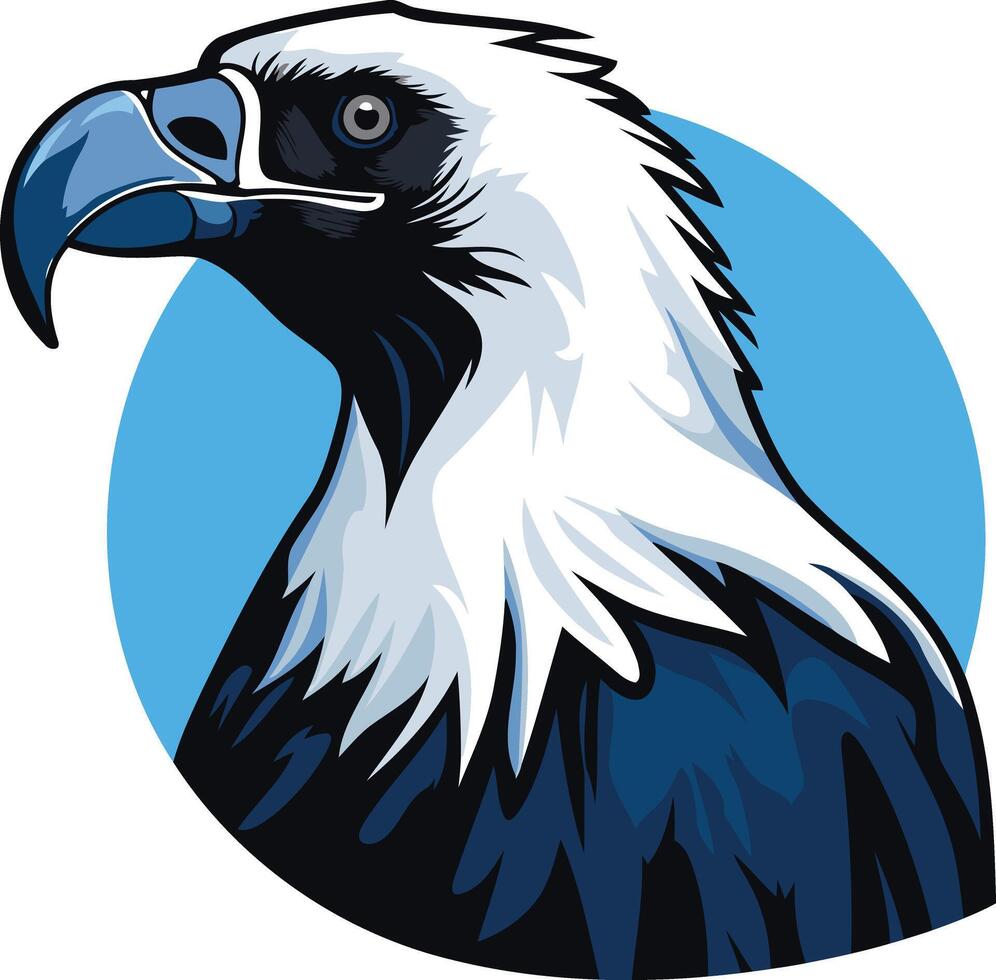 Close-up Portrait of a Majestic Eagle vector