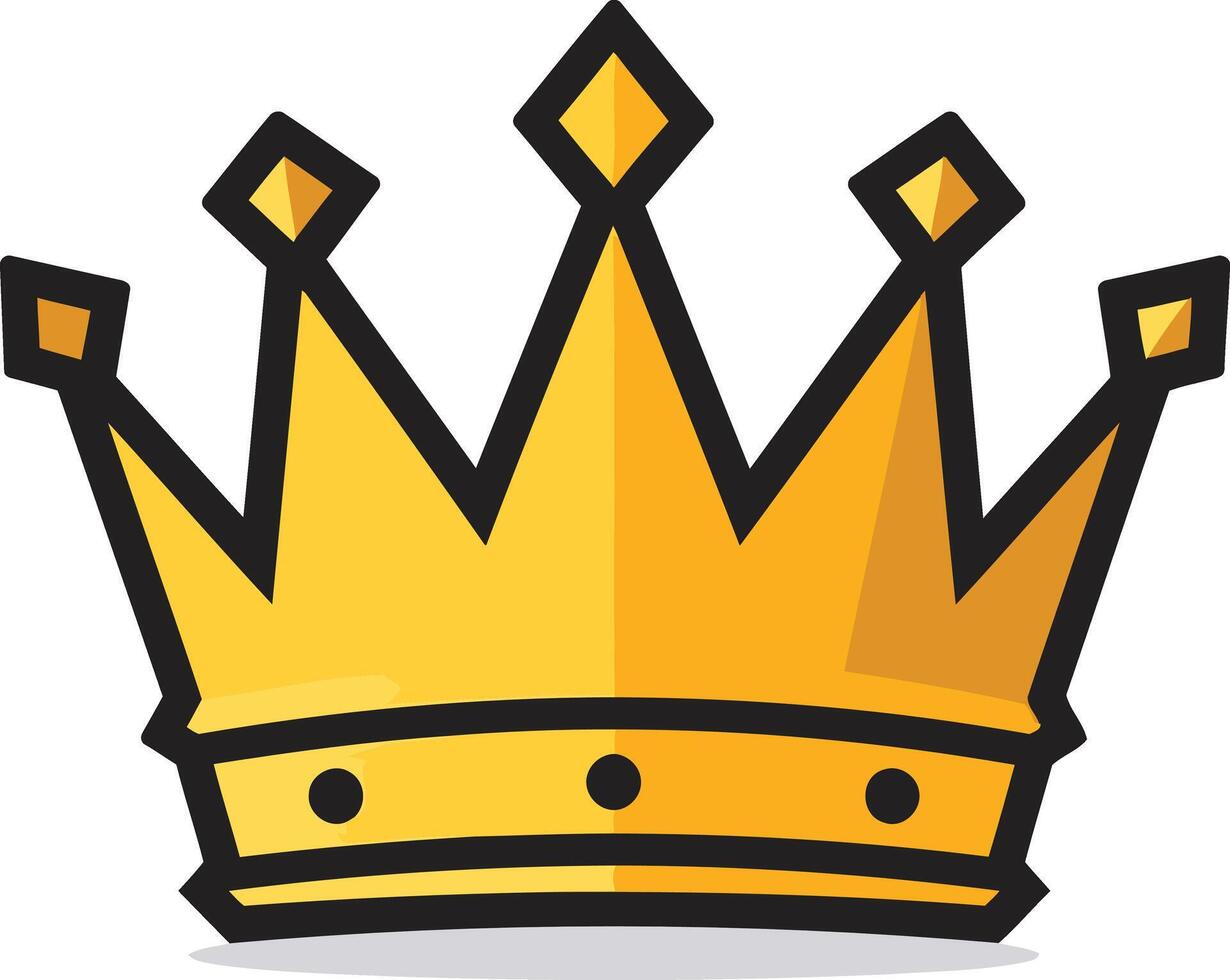 Golden Crown Illustration vector