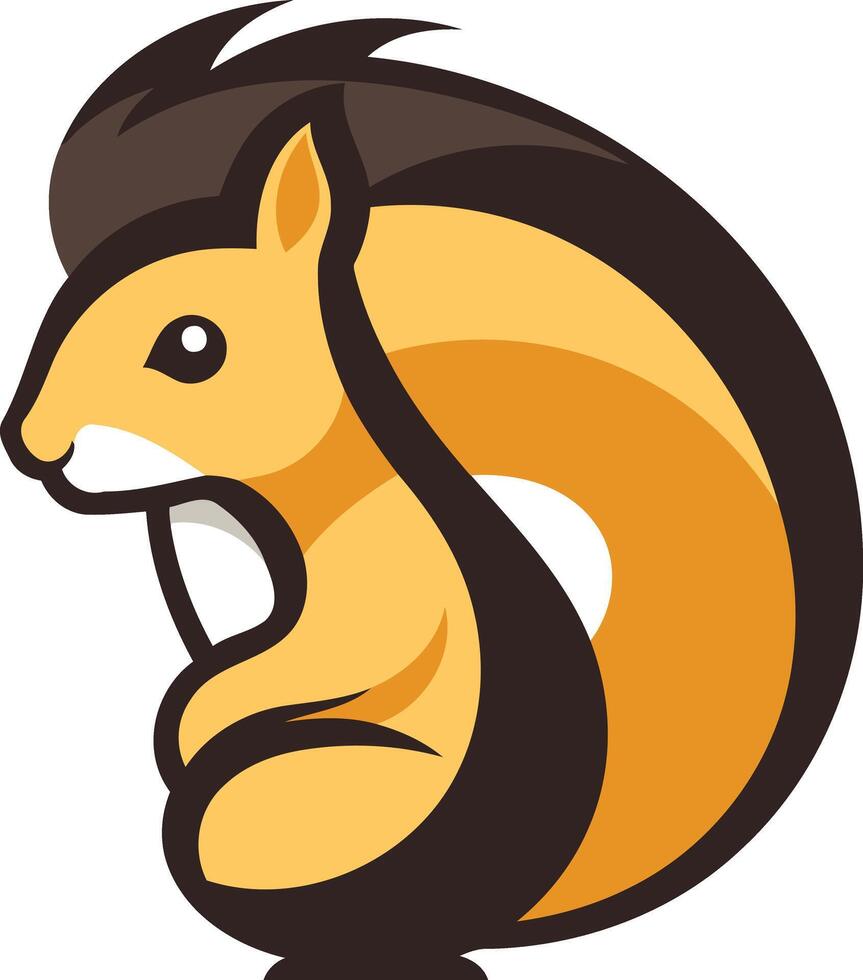 Cartoon Squirrel Illustration vector