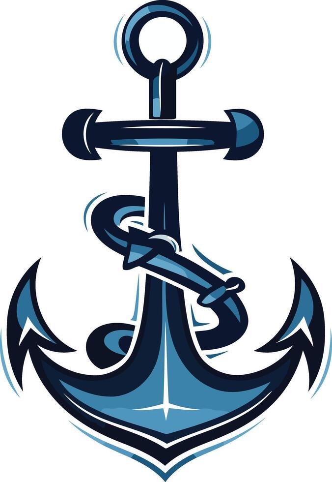 Nautical Anchor Illustration vector