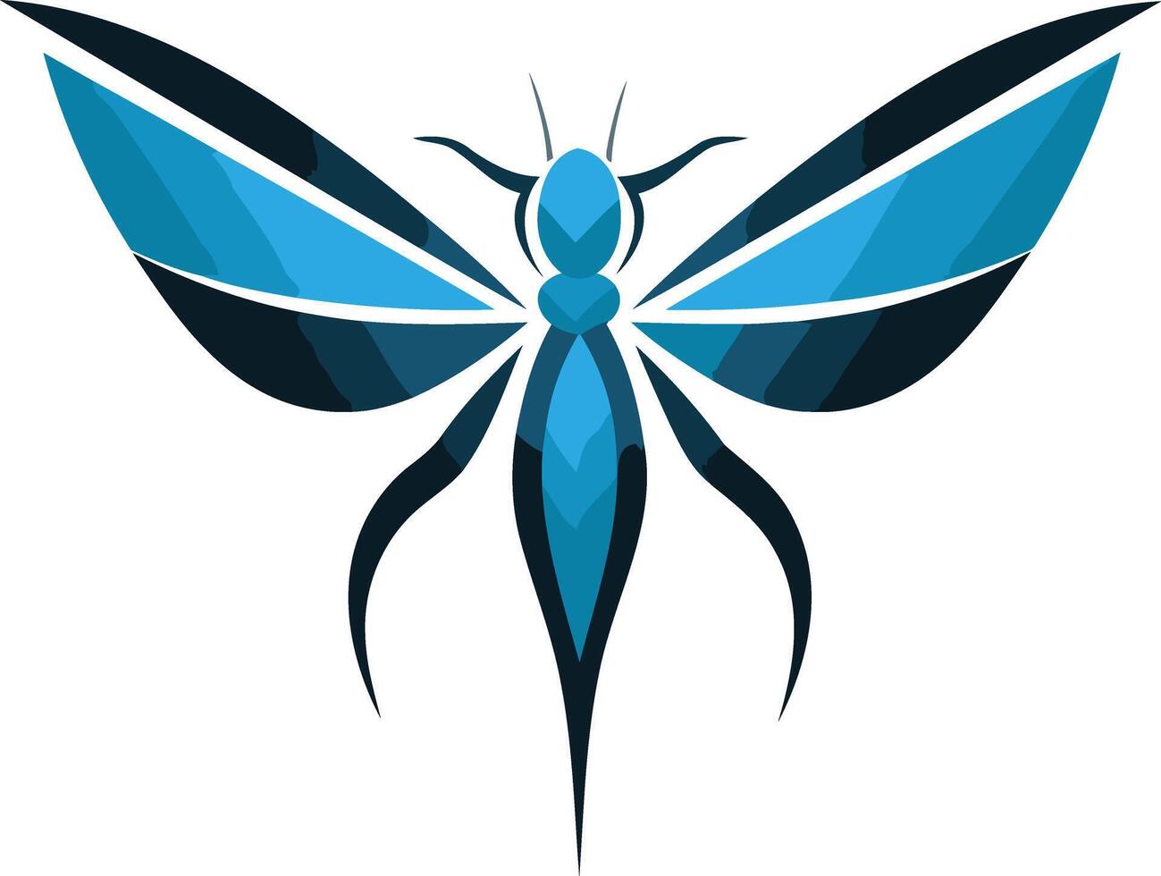 Abstract Butterfly Illustration vector
