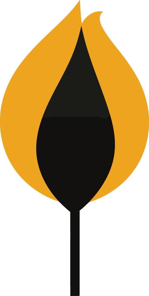 Abstract Flame Illustration vector
