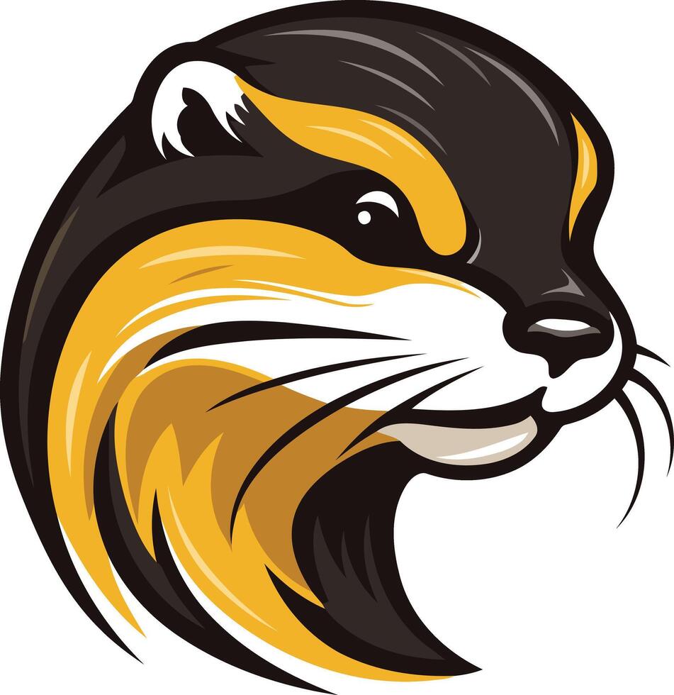 Otter Mascot Illustration vector