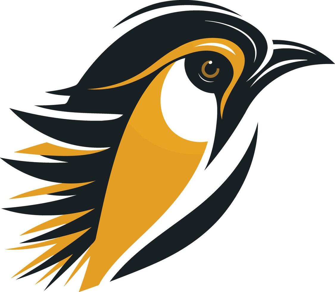 Stylized Bird Illustration vector