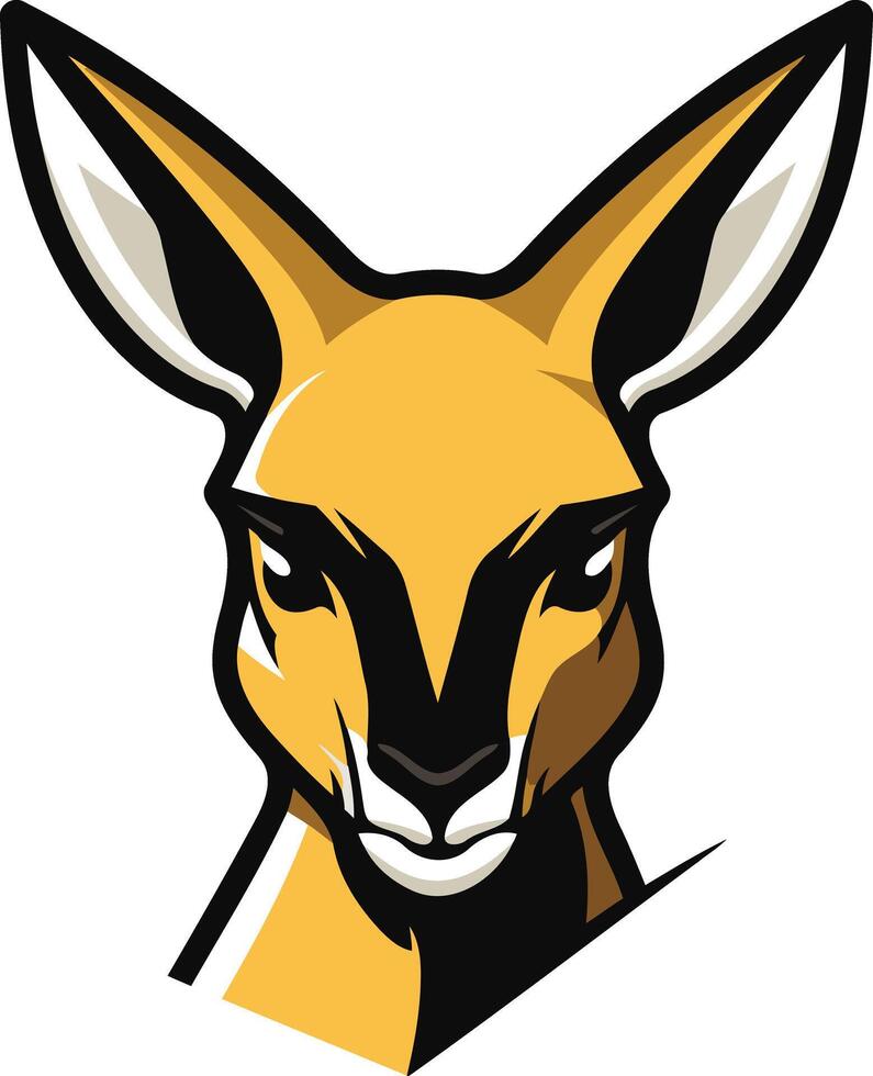 Kangaroo Mascot Illustration vector