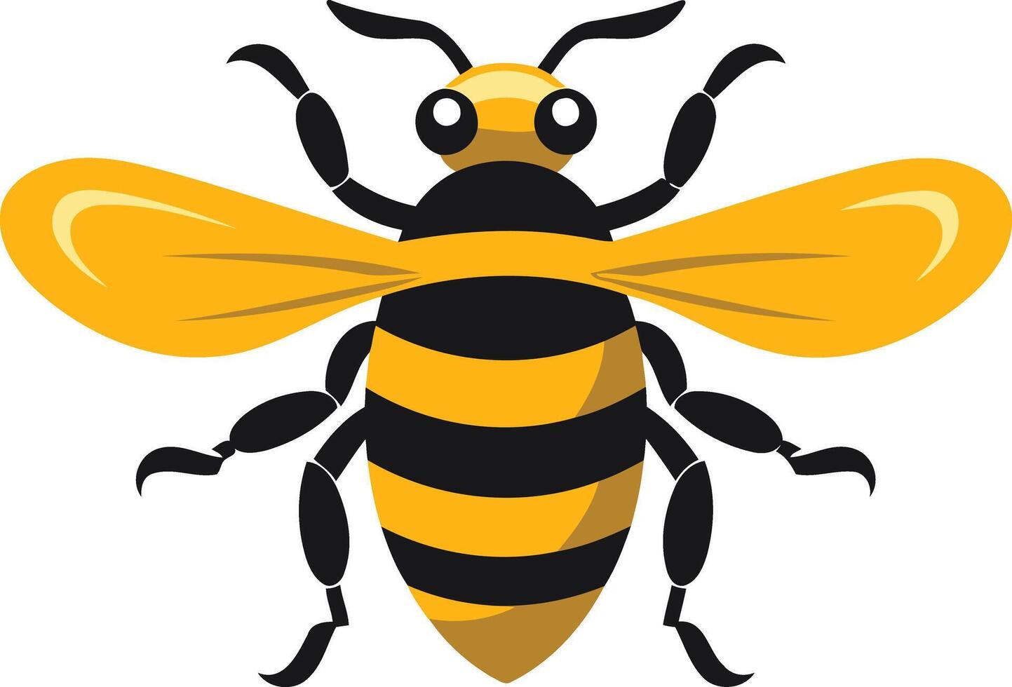 Cartoon Bee Illustration vector
