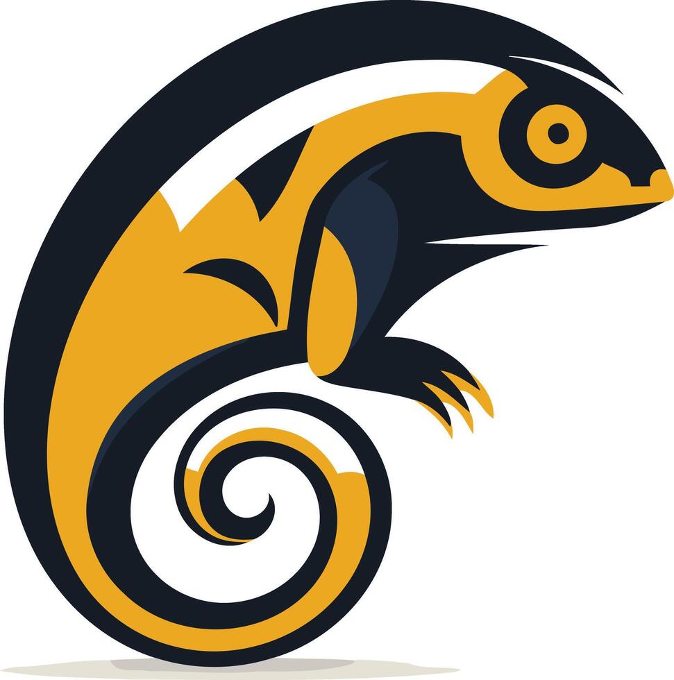 Abstract Lizard Illustration vector