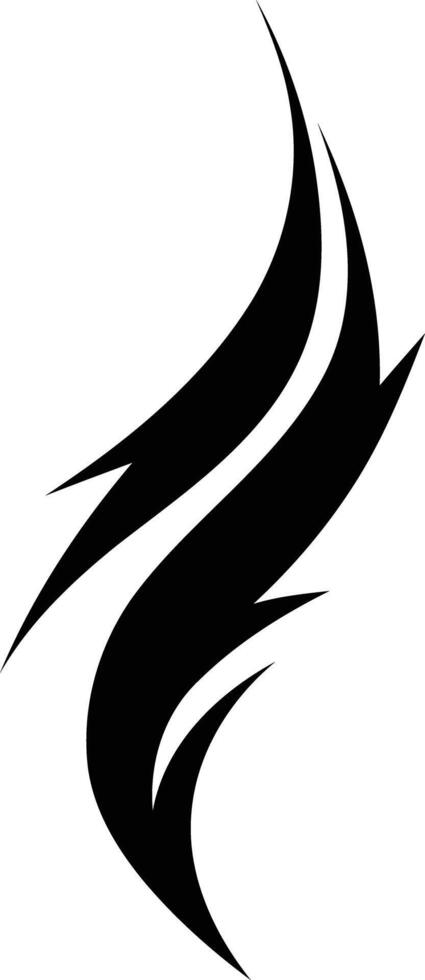 Abstract tribal tattoo design vector