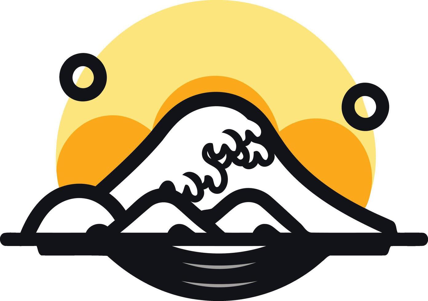 Stylized Sunset with a Wave vector